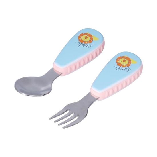 Berglander Or Couvert Enfant 4 pièces, placage or titane inox de fourchette et de cuillère de sécurité pour enfants, vaisselle à bord lisse miroir poli, sécurité lave vaisselle Berglander Or Couvert Enfant 4 pièces, placage or titane inox de fourchette et de cuillère de sécurité pour enfants, vaisselle à bord lisse miroir poli, sécurité lave vaisselle