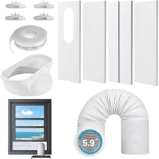 Kit De Fenêtre De Climatiseur Portable, Joint Porte Climatiseur
