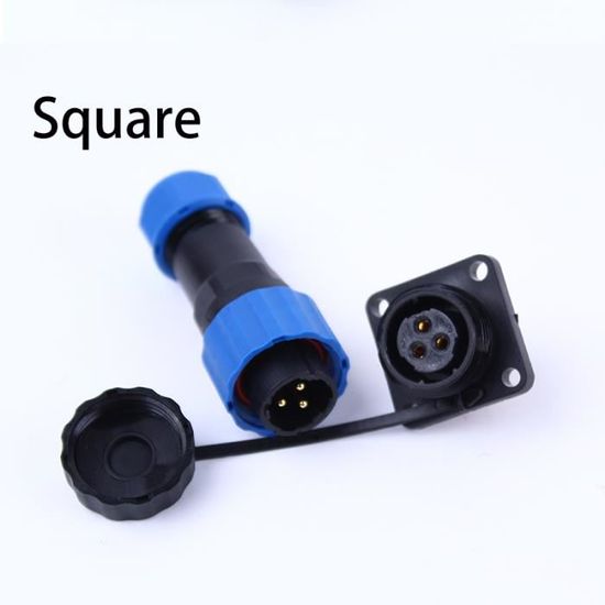 Rallonge étanche 2 Broches 22 AWG 10 M IP68 - Connecteurs Mâle/femelle Pour Bande LED Voiture, Bateau, Extérieur - 5