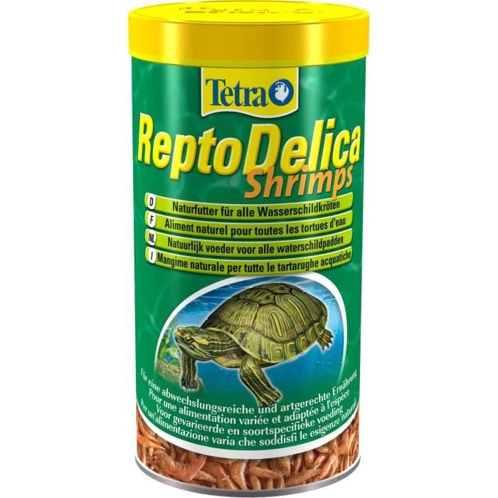 Tetra Aliment tortue ReptoDelica Shrimps 1L