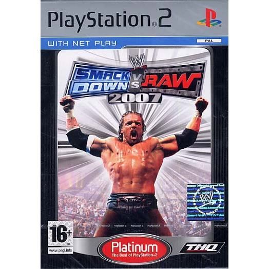Deg Smackdown Vs Raw 2007 Platinum / Jeu Console PS2