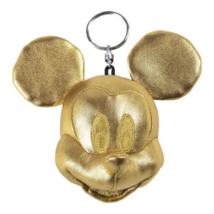 Porte-clés Peluche Mickey Mouse Doré - - - Mickey Mouse