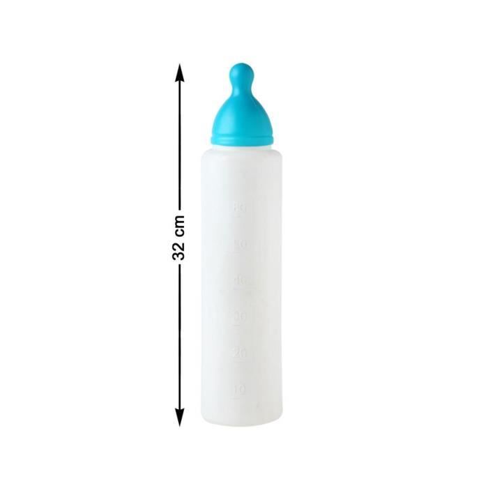 ATOSA Déguisement Biberon géant - Adulte - Blanc et bleu - 32 cm