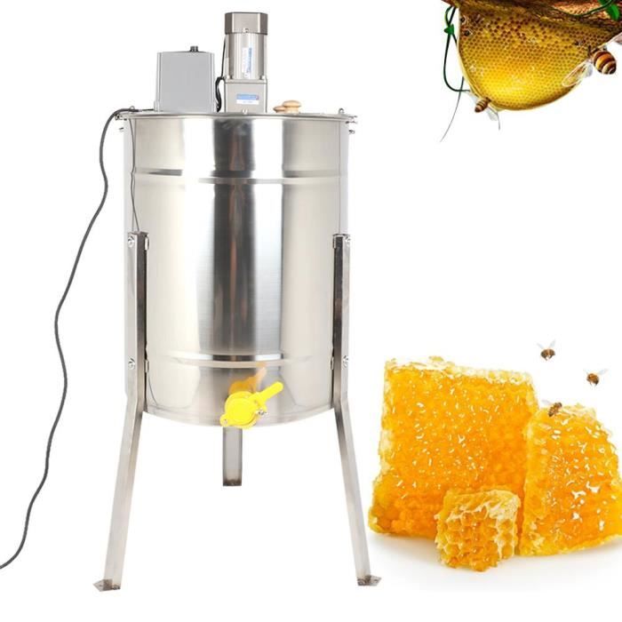 Outil électrique d'équipement d'apiculture centrifugeuse miel d'extracteur miel d'abeille d'acier inoxydable (220V l'UE) -JIA