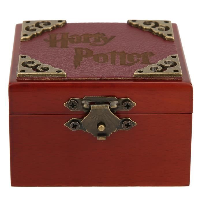 Eiffel Boîte à musique en bois vintage avec miroir Harry Potter