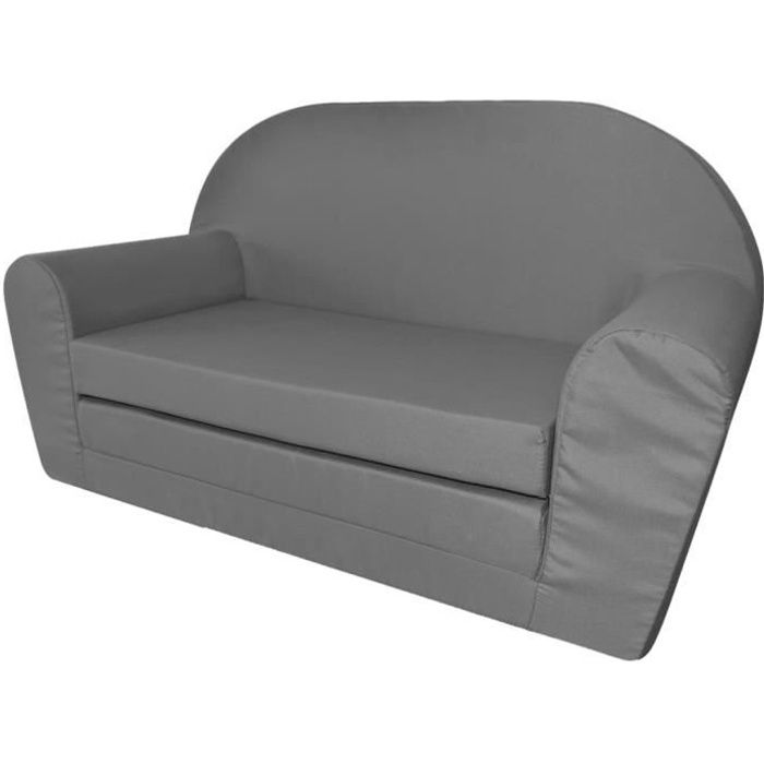 Pro•9832Excellent Chaise longue pliable pour enfants Fauteuil pour enfants Fauteuil Club Haute qualité - Tabouret chaise enfant Gris