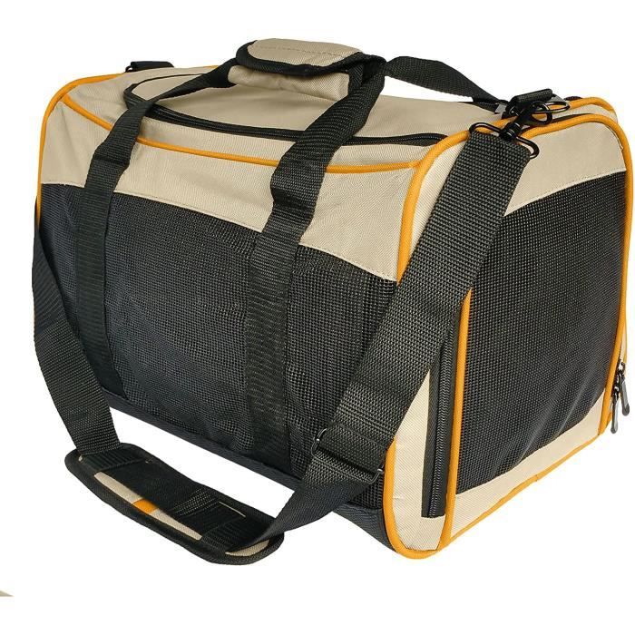 Kurgo Sac de transport souple pour animal de compagnie, Taille unique – Adapté pour chiens et chats (jusqu'à 8 kg), Beig 361914