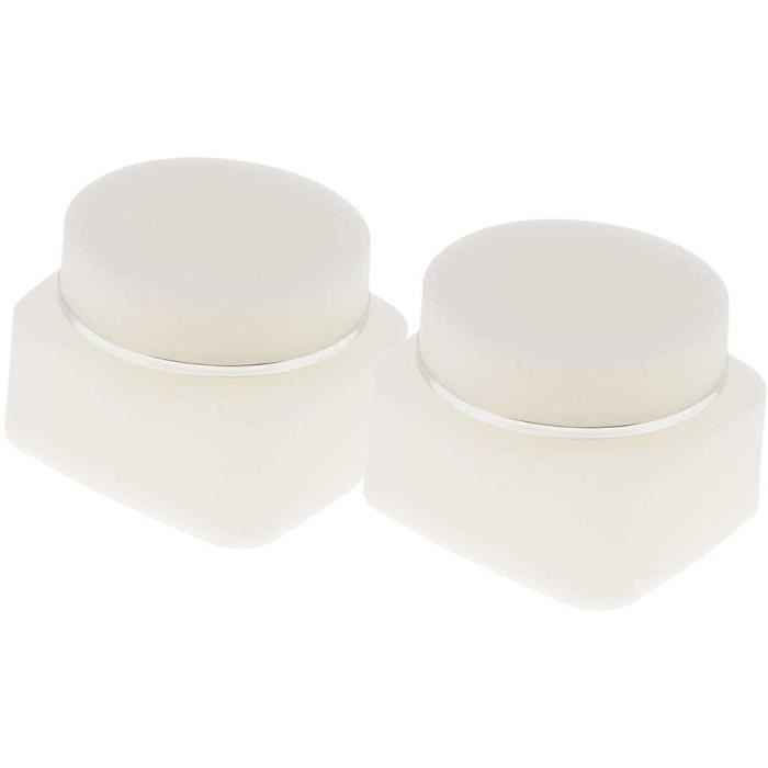 Flacons et pots de voyage Toygogo 2 pièces Pots Vide de Cosmétiques Lèvre Baume Récipient en Plastique avec Couvercle Et 48067