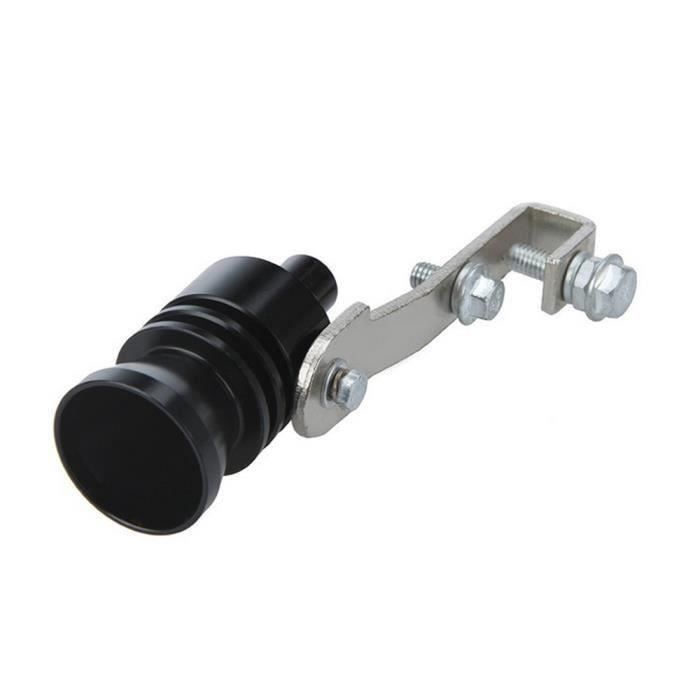 voiture-style multi couleur couleur turbo sifflet d'échappement Noir XL@H4