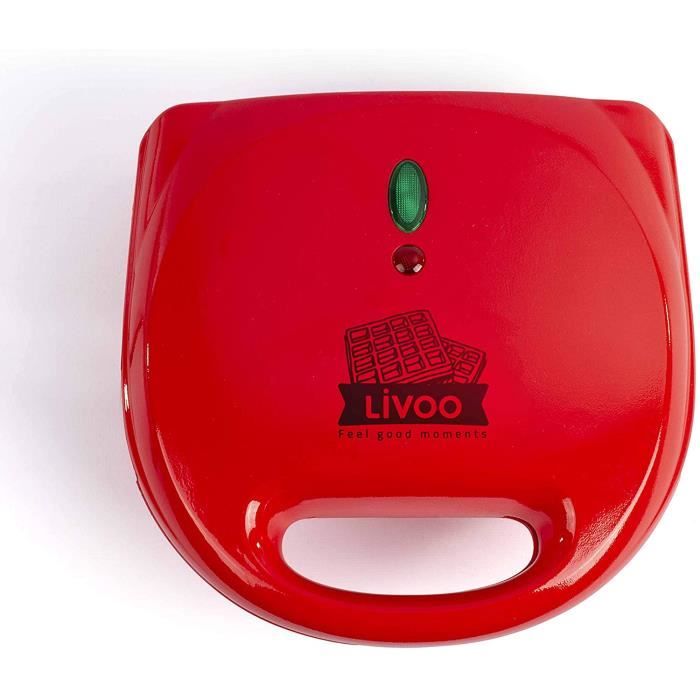 LIVOO DOP133 Appareil 3 en 1 croque-monsieur gril/gaufre