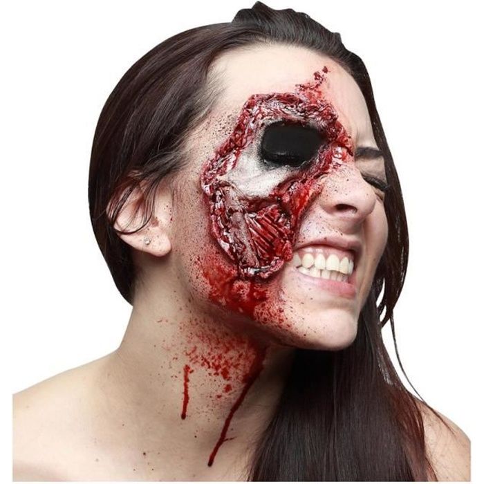 Maquillage FXs Oeil de Zombie en Latex