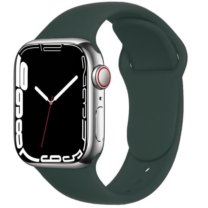 Silicone Strap Compatible Apple Watch Sports Soft Bracelet Wristband For IWatch Series 7 6 5 4 3 SE 42mm 44mm 45mm ML JBUOVSYWJR