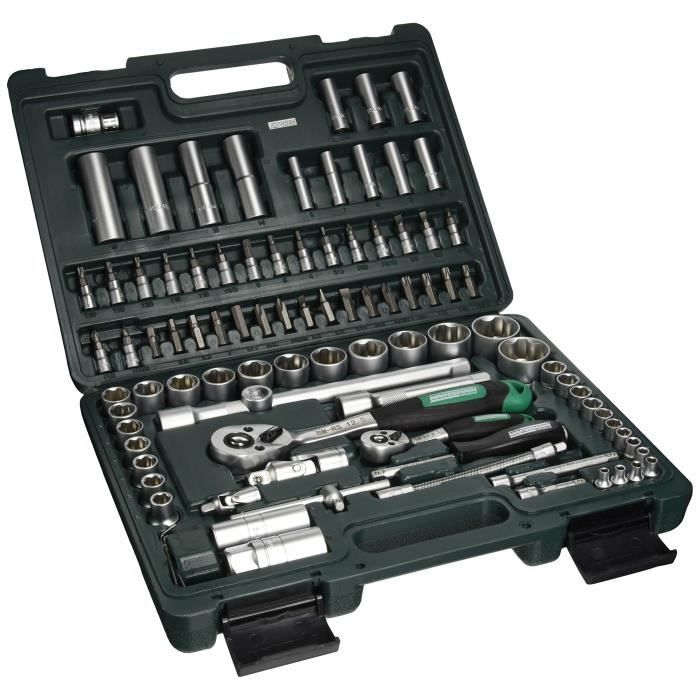 Mannesmann 2055-SL Jeu de clés à pipe 0,6 cm (0,25 pouces) et 0,5 pouces Super Lock System 94 pièces (Import Allemagne)