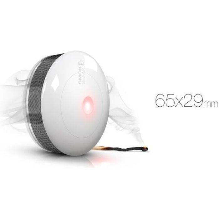FIBARO Détecteur de fumée connecté Smoke Sensor FGSS001
