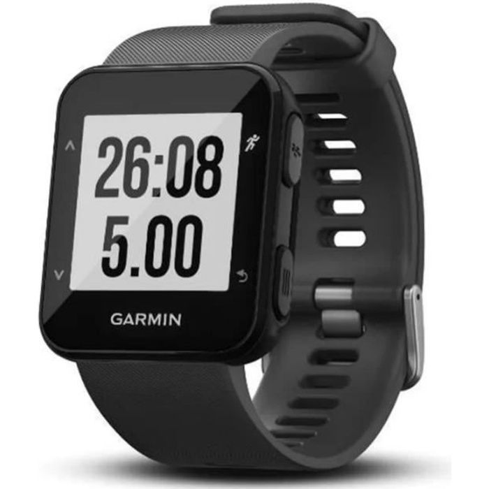 GARMIN Forerunner 30 - Reconditionné - Excellent état - Montre GPS de course connectée avec cardio - Gris