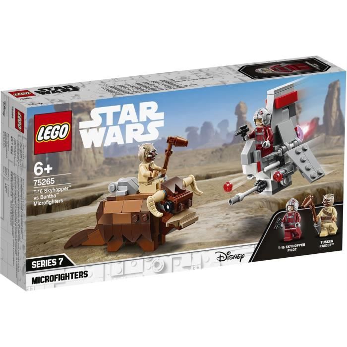 LEGO® Star Wars™ 75265 - Le combat des Microfighters : T-16 Skyhopper™ contre Bantha™