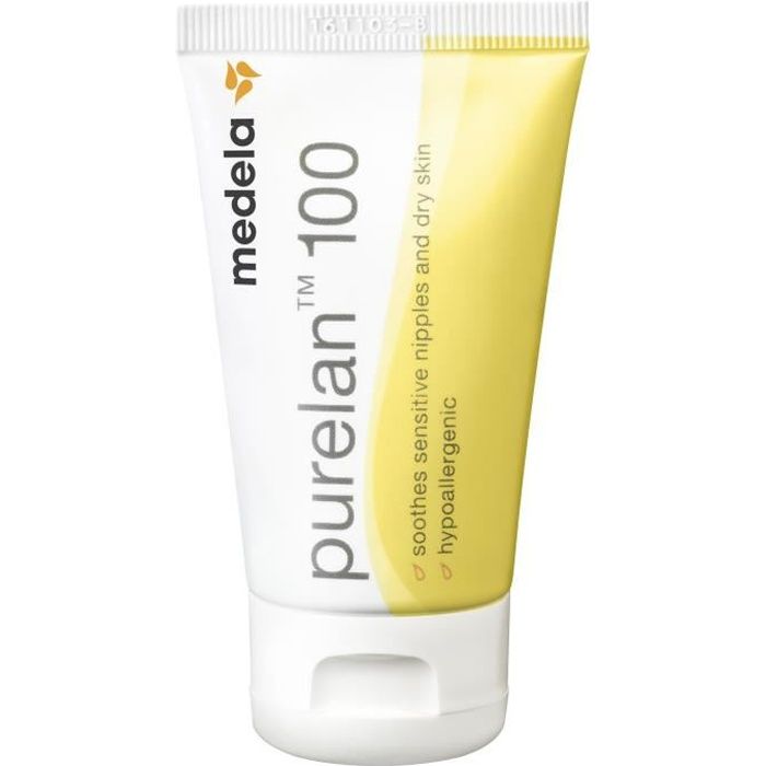 MEDELA Crème PureLan™ 100 (tube de 37g) Protège et soulage les mamelons sensibles pendant l'allaitement