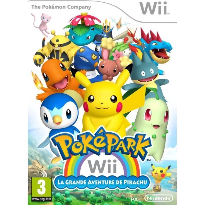 Jeu Poképark : La Grande Aventure De Pikachu Sur Nintendo Wii Wii U