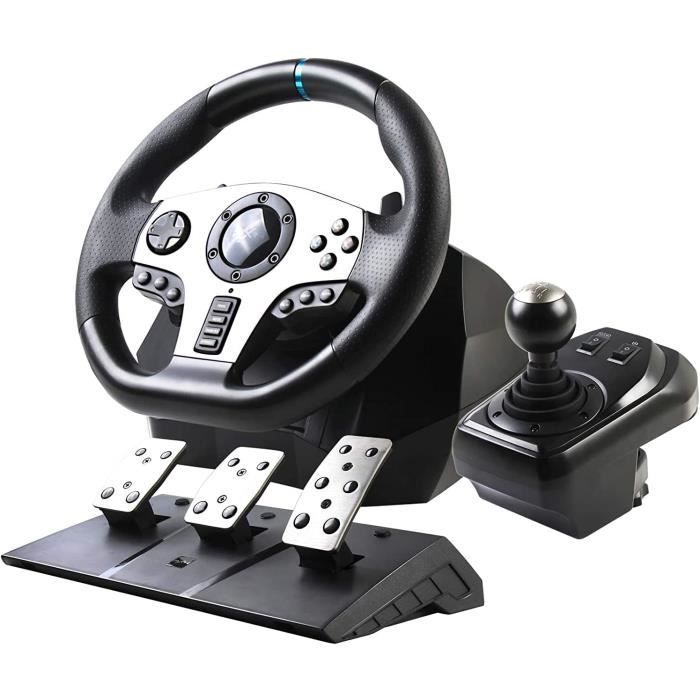 Volant de course PXN V9, volant de course avec pedales et levier de vitesses Pour PC, PS3, PS4, Xbox One, Nintendo Switch, vo
