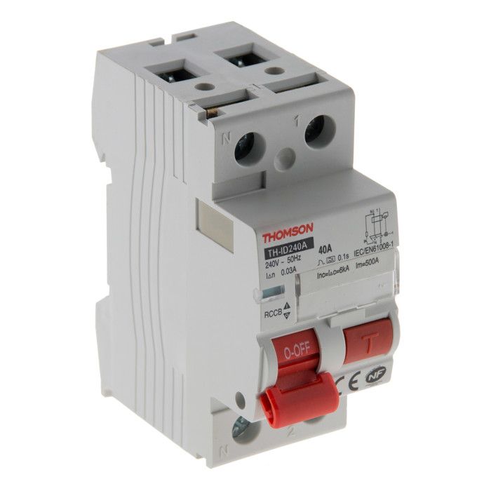 THOMSON Interrupteur différentiel à vis - 30mA type A 40A NF -