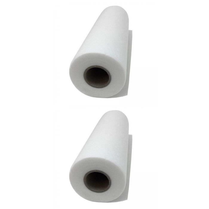 1 Rouleau Détachable Stabilisateur De Broderie Machine Soluble Dans L'eau 25 Cm