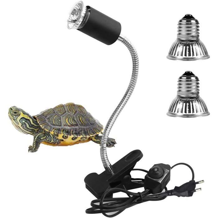 Comparer les prix de Lampe Chauffante - GIGICIAL - 25W/50W - UVA UVB - Rotation 360° - Base E27 pour Tortue