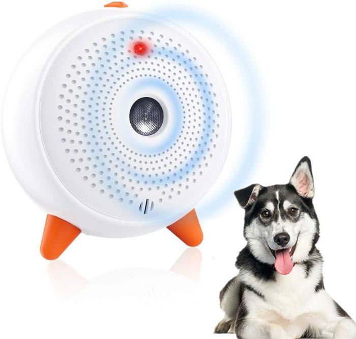 Comparer les prix de Dispositif anti-aboiements à ultrasons pour chiens, dispositif anti-aboiements automatique, rechargeable et étanche, portée de 10