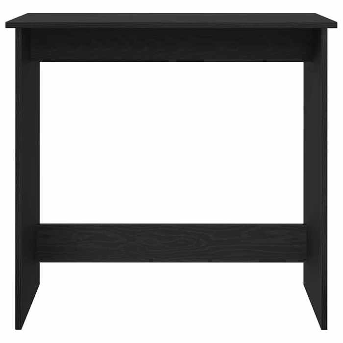 Bureau noir - GKK - 80x40x75 cm - Aggloméré - multi-rangements - Desgin moderne @310