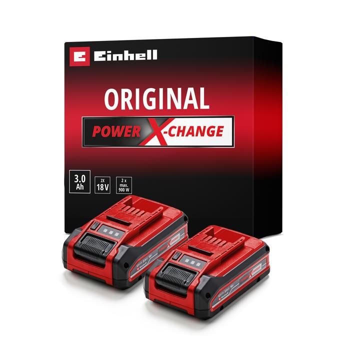 Batteries Power X Change PLUS 18 V 3 0 Ah Pack de 2 - vue 2