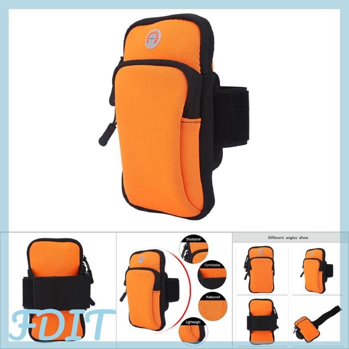 Brassard De Sport Pour Téléphone - Pochette De Poignet Ajustable, élasthanne, Pour Course, Vélo, Running