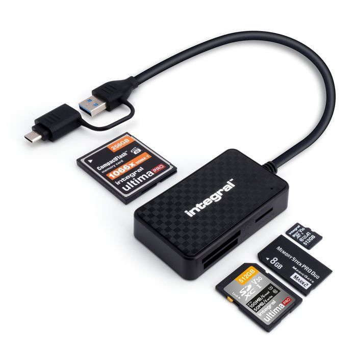 Adaptateur carte memoire Integral INCRMULTI3.2ACR