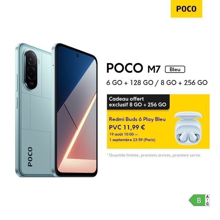 POCO M7 8 GO + - vue 6