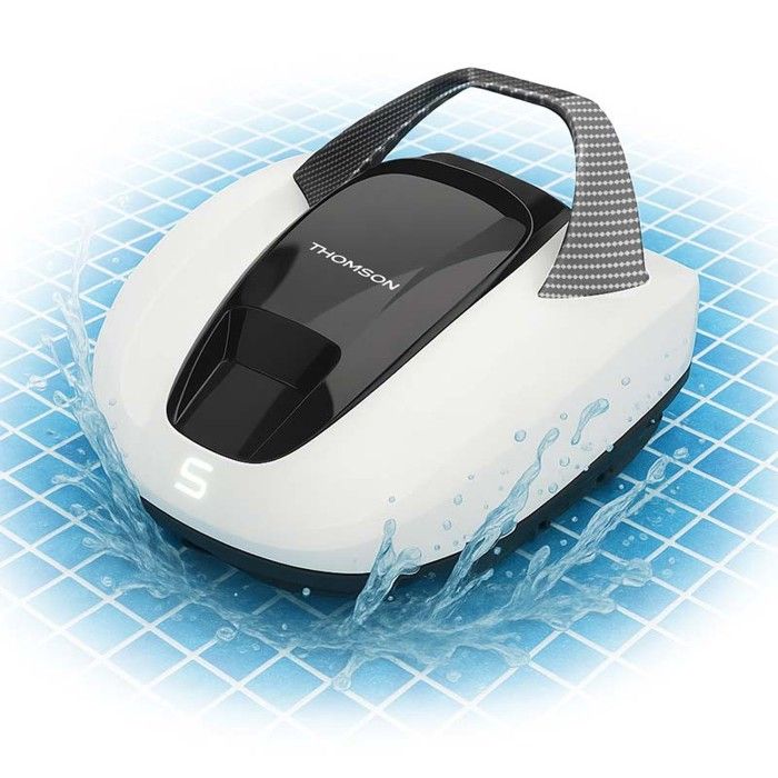 THOMSON  &ndash; Submarine X &ndash; Robot Nettoyeur Piscine &ndash; 85 M&sup2; &ndash; 7200 L/h &ndash; 90 Min