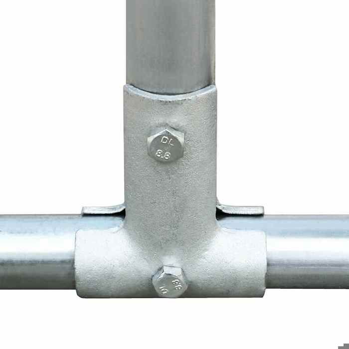 Poulailler dextérieur - WIENS - 275 x 6 x 192 m - Acier galvanisé - Toit en polyéthylène