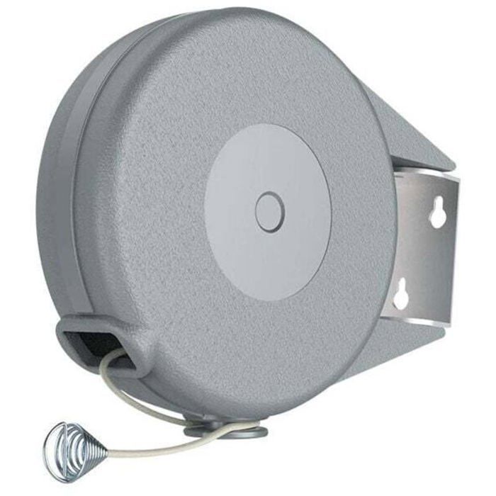 Corde à linge rétractable à fixation murale extensible pour intérieur et extérieur jardin terrasse buanderie ou buanderie (15