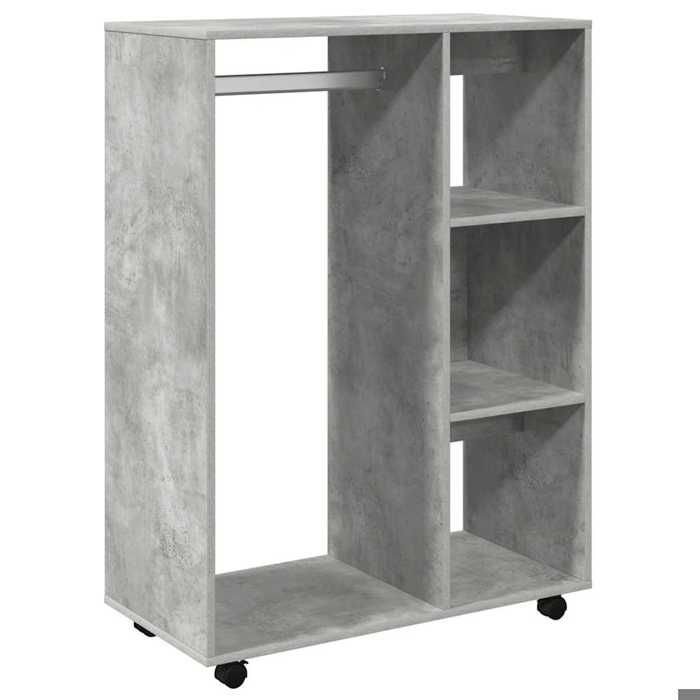 Armoire penderie Gris - Garde-robe(1PC)Robuste - Cabinet de chambre - Gris béton 80x40x110cm - bois d ’ingénierie Sh3925472