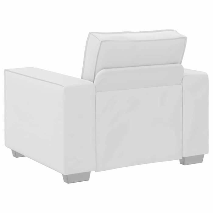 Anticorrosion MODERNE Chaise Relaxante simple - Fauteuil Pour intérieur - Blanc 100cm Simili cuir 47854877