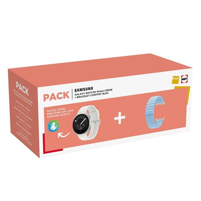 Pack Galaxy Watch 9 40 mm Crème + Bracelet - vue 2