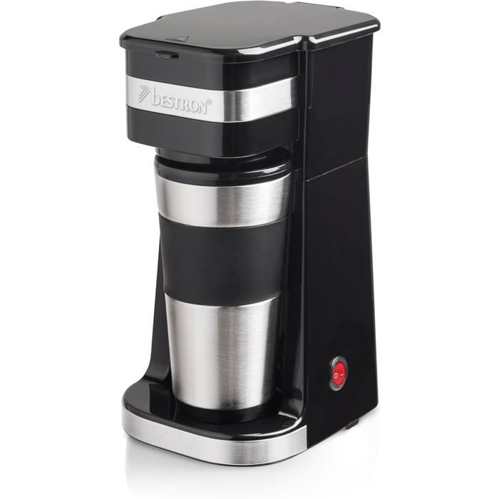 Cafetière Avec Tasse Isotherme Pour Café Filtre Moulu Machine À Café 2 Pour Grandes Tasses Idéal Pour Le Camping Préparat[CA45]