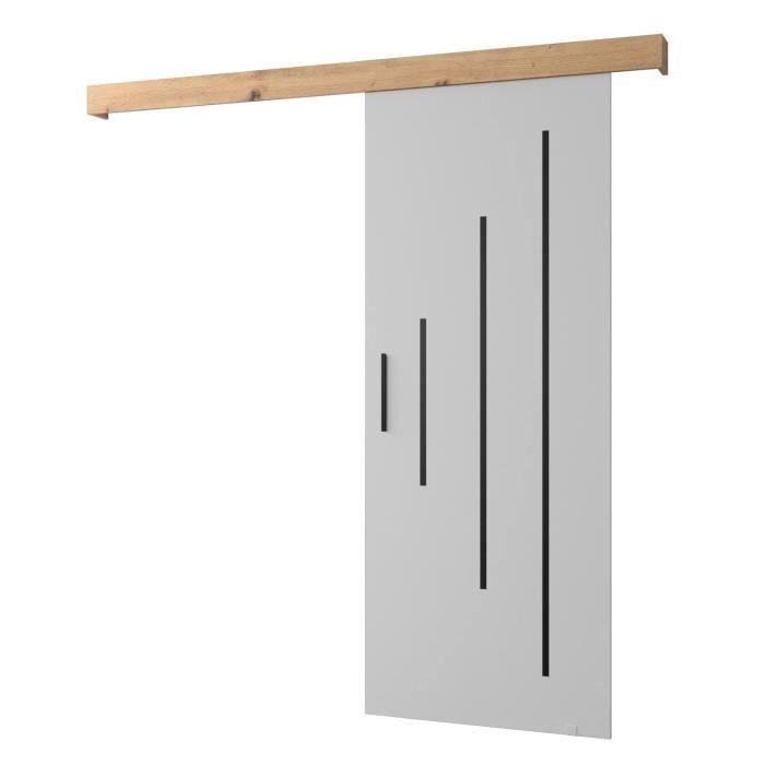 ABIKSMEBLE Salwador Y Système de Porte Coulissante avec Cache Rail et ...