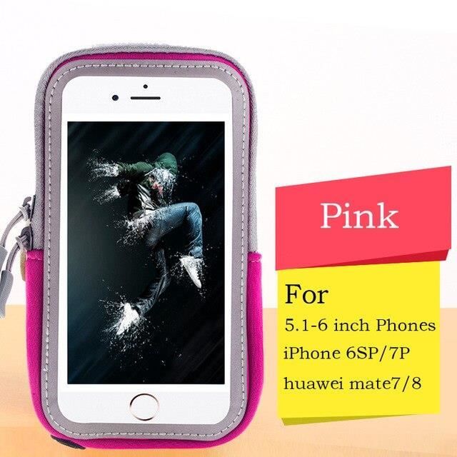 JNXQWE Brassard De Sport Universel élastique Réglable Pour Tous Les Modèles D'iPod Avec étui En Silicone Ou MP3 Ou étui En Cuir Et Sac De Bras