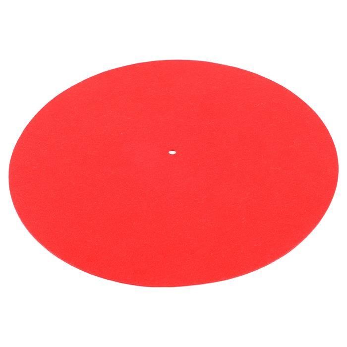 Accessoire Platine Tourne-disque Tbest Tourne-disque Vinyle Lecteur De Disques Vinyles, 33 45 78 RPM Tapis Pour Platine Tournant