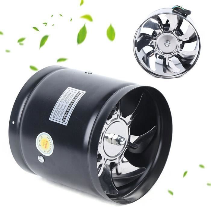 Ventilateur De Conduit En Ligne De 8 Pouces Kit De Ventilateur D'échappement CVC Contrôle