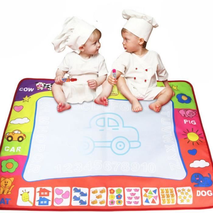 Nouveau Dessin Eau Peinture écriture Tapis Conseil Stylo Magique Doodle Cadeau 80 60 Cm B2 Achat Vente Jeu De Coloriage Dessin Pochoir Cdiscount