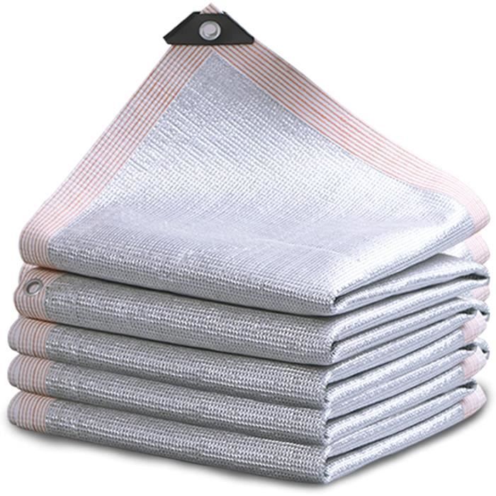 Filet D'ombrage En Aluminium Réfléchissant 90%, Argent Shade Net,Toile