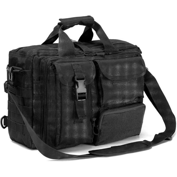 Sac Banane Tactique 2 Pièces En Oxford 600D | Avec 4 Mousquetons | Imperméable Et Respirant | Pour Randonnée, Camping, Quotidien