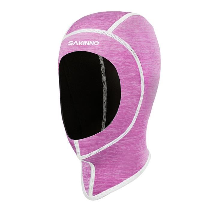 rose - masque de plongée en néoprène pour hommes et femmes, équipement de sauna, résistant aux uv, casquette