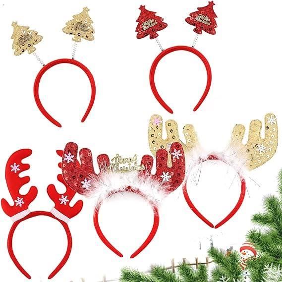Serre-tête en bois de cerf | Serre-tête de Noël lumineux à LED | Serre-tête lumineux réutilisable pour cheveux de renne pour les vacances, le Nouvel An Serre-tête en bois de cerf | Serre-tête de Noël lumineux à LED | Serre-tête lumineux réutilisable pour cheveux de renne pour les vacances, le Nouvel An