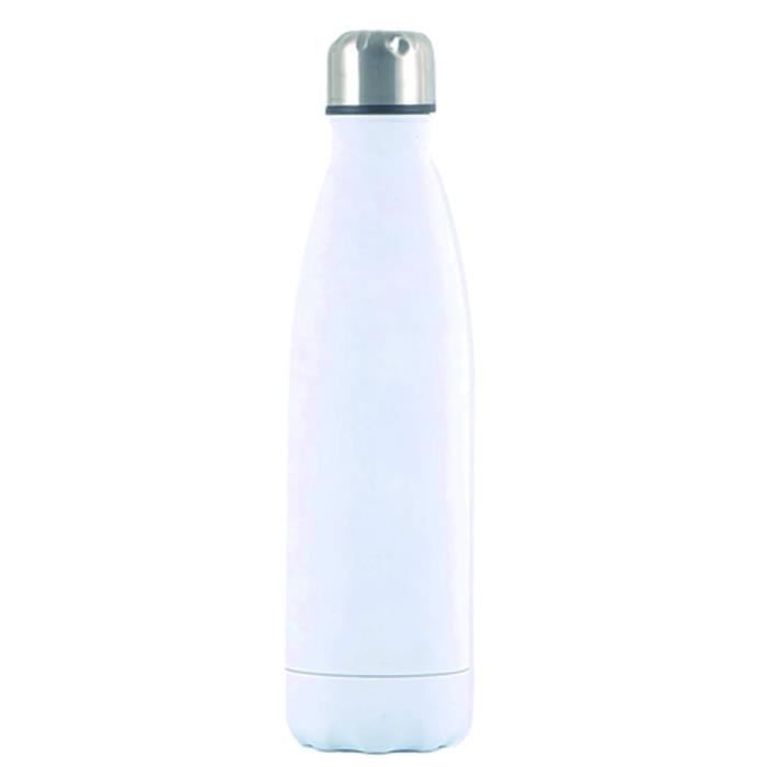 Rose gold - Blanc - Gobelets Personnalisés en Acier Inoxydable, Objets Brodés, Cadeaux pour