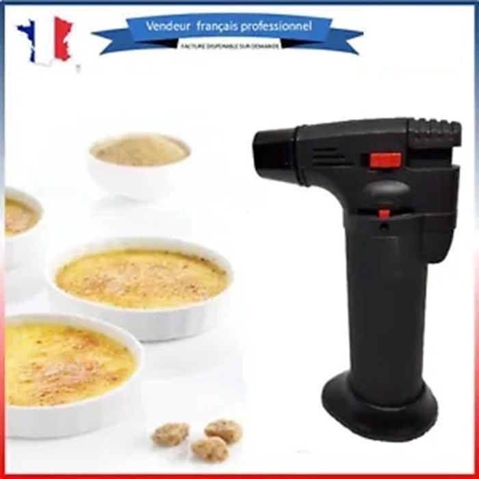 Chalumeau De Cuisine 2 Pièces - Flamme Réglable Rechargeable Pour Crème Brûlée